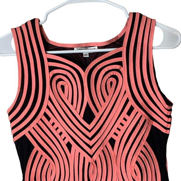 Alexandra Rosati Sleeveless Colorful Cotton Mesh Ribbon Top Size 8 Artsy - Picture 2 of 6